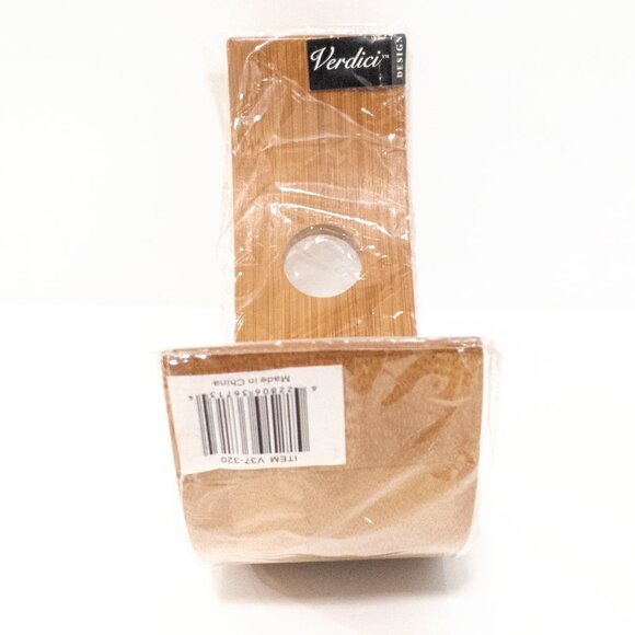 Verdici Design Bamboo Balancing Kitchen Wine Bottle Rack Modern Art Minimalist - Picture 2 of 2